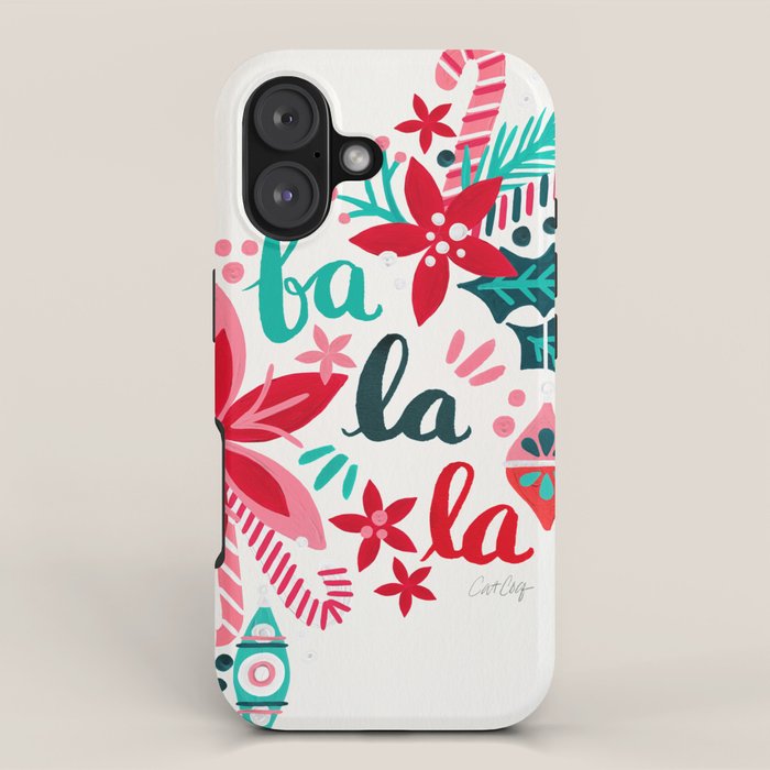 Fa La La Bouquet - White iPhone Case Gallery Image 1
