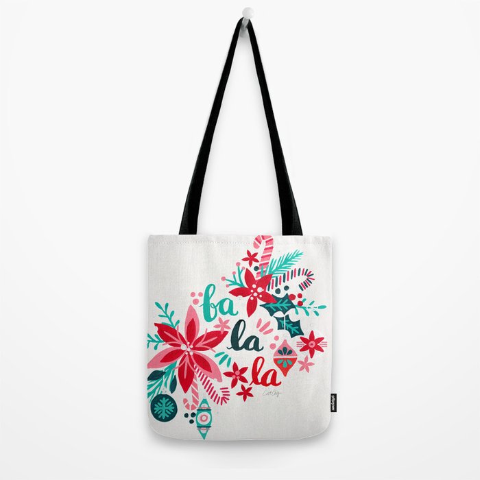 Fa La La Bouquet - White Tote Bag Gallery Image 2