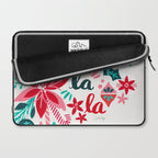 Fa La La Bouquet - White Laptop Sleeve Gallery Image 2