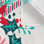 Fa La La Bouquet - White Wall Tapestry Gallery Image 3