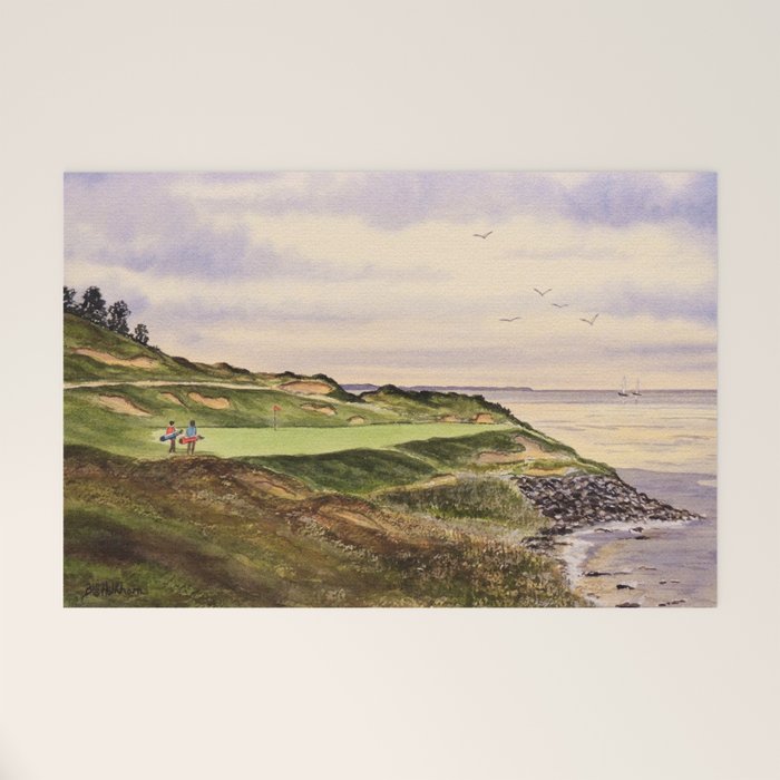 Whistling Straits Golf Course Hole 7 Welcome Mat Gallery Image 1
