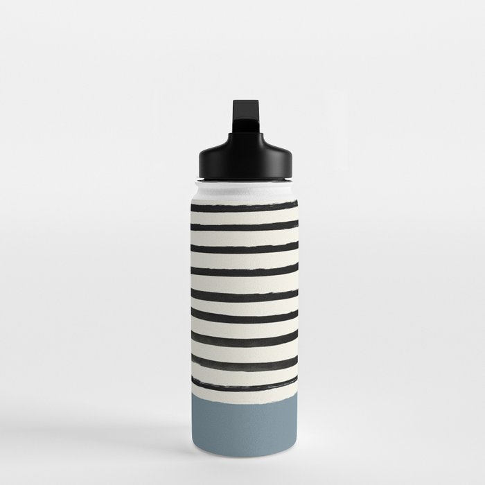 Dusty Blue x Stripes Water Bottle Gallery Image 3