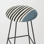 Dusty Blue x Stripes Stool Gallery Image 2