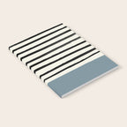 Dusty Blue x Stripes Notebook Gallery Image 2