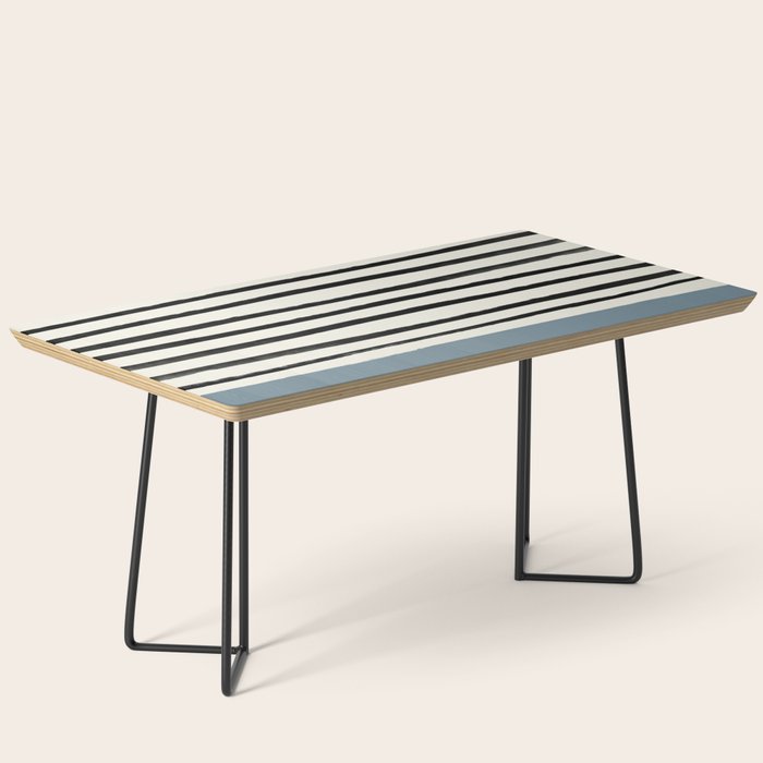 Dusty Blue x Stripes Coffee Table Gallery Image 1