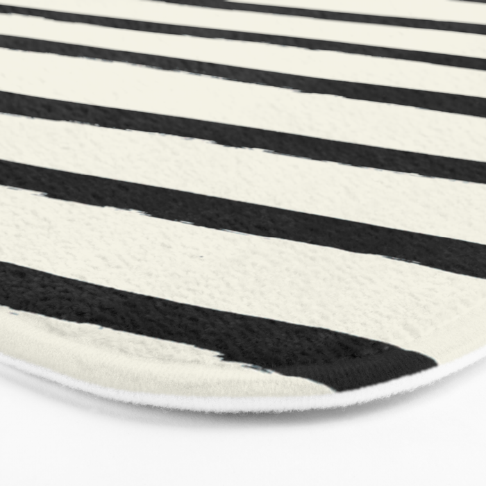 Dusty Blue x Stripes Bath Mat Gallery Image 3