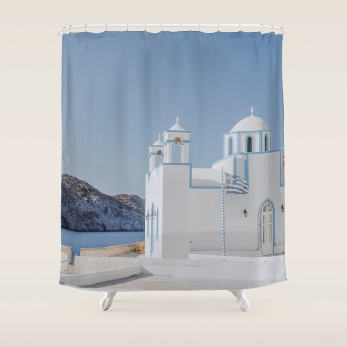 milos ii - greece Shower Curtain Gallery Image 1