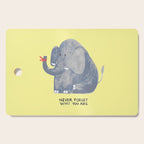 Elephant never forgets Cutting Board Gallery Image 1