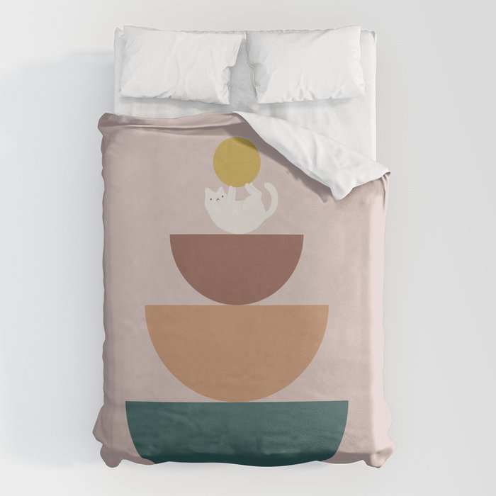Cat Landscape 196C Duvet Cover Gallery Image 6