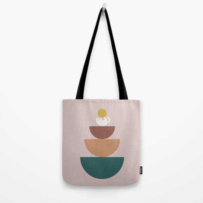 Cat Landscape 196C Tote Bag Gallery Image 2