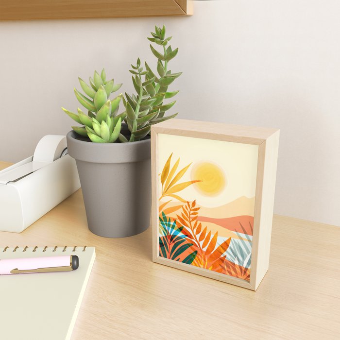 Golden Hour / Abstract Landscape Series Mini Art Print Gallery Image 2