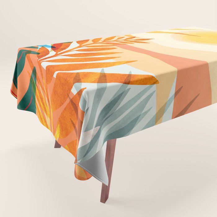 Golden Hour / Abstract Landscape Series Tablecloth Gallery Image 1