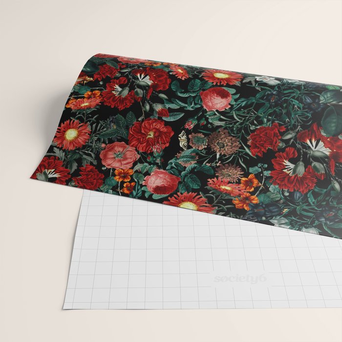 NIGHT GARDEN XXVI Wrapping Paper Gallery Image 2