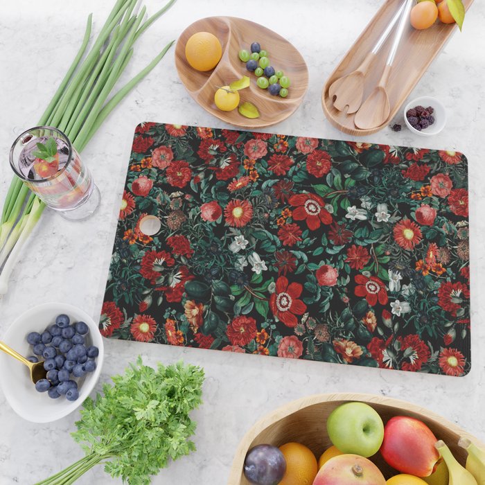 NIGHT GARDEN XXVI Cutting Board Gallery Image 2