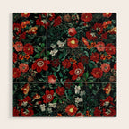 NIGHT GARDEN XXVI Wood Wall Art Gallery Image 1