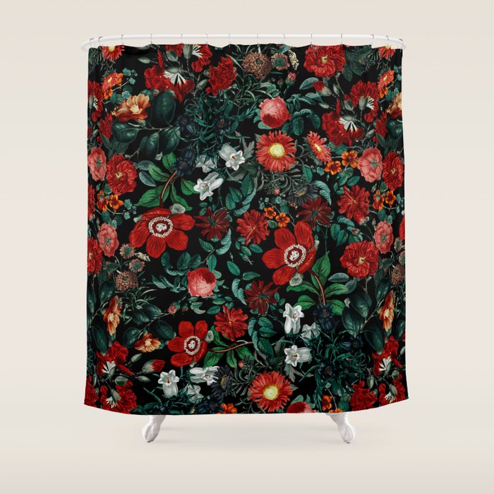 NIGHT GARDEN XXVI Shower Curtain Gallery Image 1