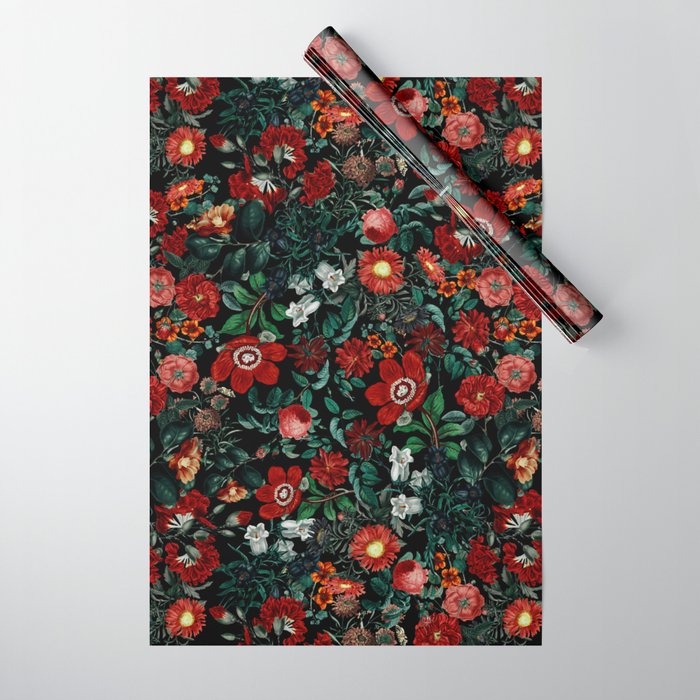 NIGHT GARDEN XXVI Wrapping Paper Gallery Image 1