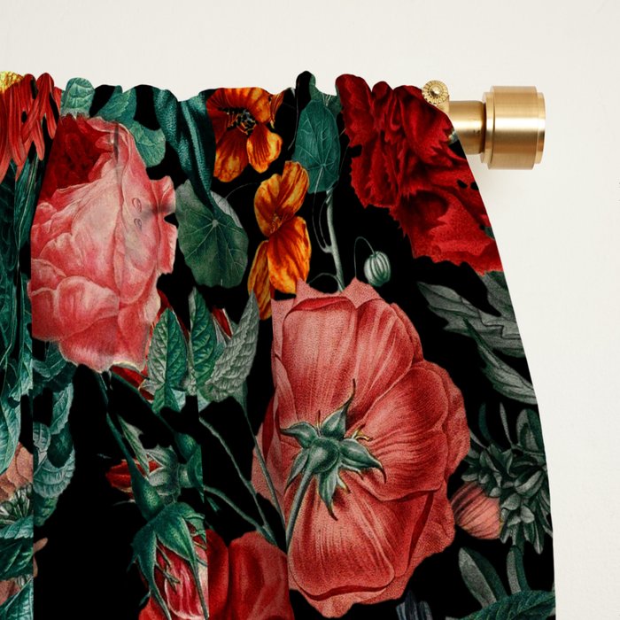 NIGHT GARDEN XXVI Window Curtain Gallery Image 2