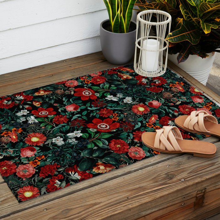 NIGHT GARDEN XXVI Outdoor Rug Gallery Image 2
