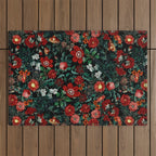 NIGHT GARDEN XXVI Outdoor Rug Gallery Image 1
