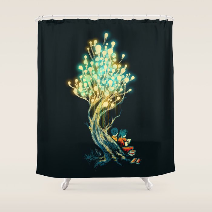 ElectriciTree Shower Curtain Gallery Image 1