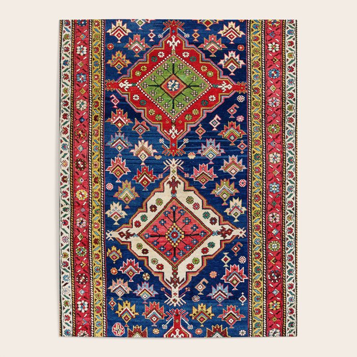 Azerbaijan Northwest Persian Long Rug Print Poster Gallery Image 4