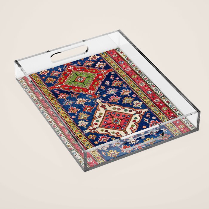 Azerbaijan Northwest Persian Long Rug Print Acrylic Tray Gallery Image 1