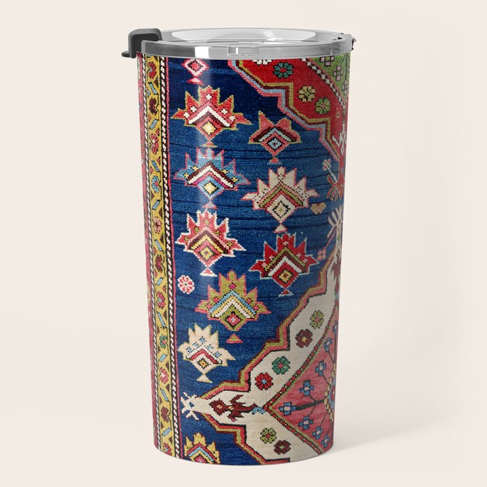 Azerbaijan Northwest Persian Long Rug Print Travel Mug Gallery Image 3