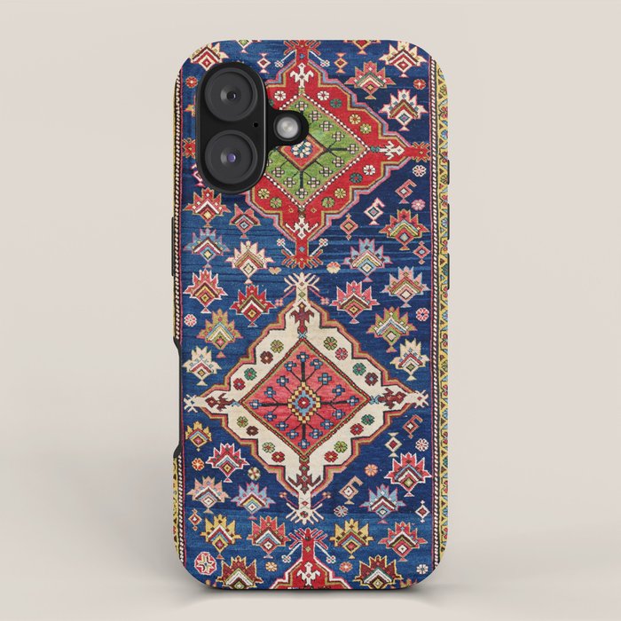 Azerbaijan Northwest Persian Long Rug Print iPhone Case Gallery Image 1