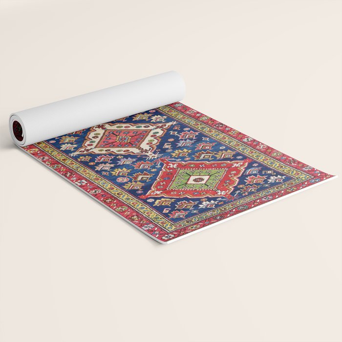 Azerbaijan Northwest Persian Long Rug Print Yoga Mat Gallery Image 2