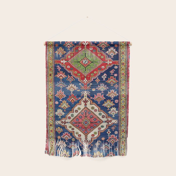 Azerbaijan Northwest Persian Long Rug Print Wall Hanging Gallery Image 1