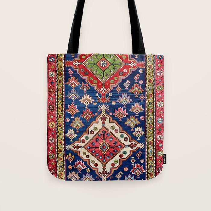 Azerbaijan Northwest Persian Long Rug Print Tote Bag Gallery Image 1