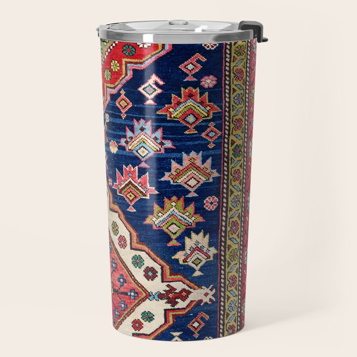 Azerbaijan Northwest Persian Long Rug Print Travel Mug Gallery Image 2