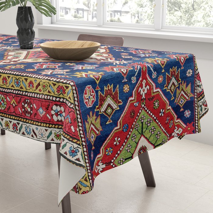 Azerbaijan Northwest Persian Long Rug Print Tablecloth Gallery Image 3