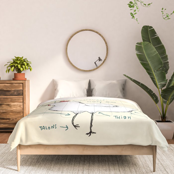Anatomy of a Chicken Comforter Gallery Image 3