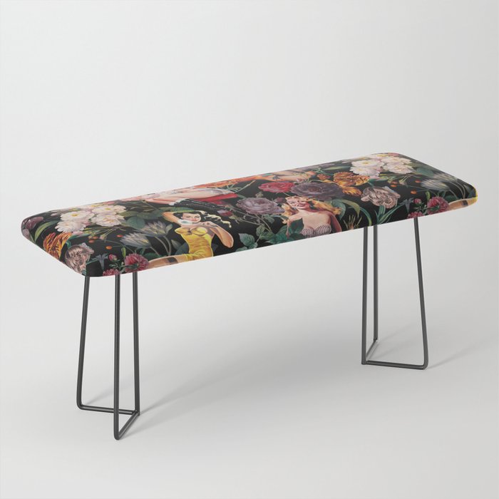Floral and Pin-Up Girls III - Night Bench Gallery Image 1