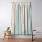 Two Tone Line Curvature XL Window Curtain Gallery Image 5