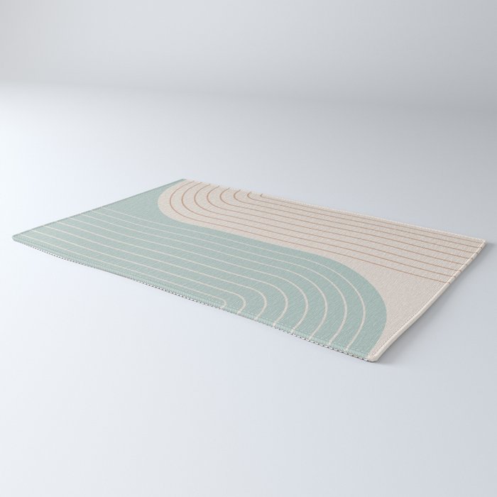 Two Tone Line Curvature XL Rug Gallery Image 3