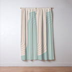 Two Tone Line Curvature XL Window Curtain Gallery Image 3