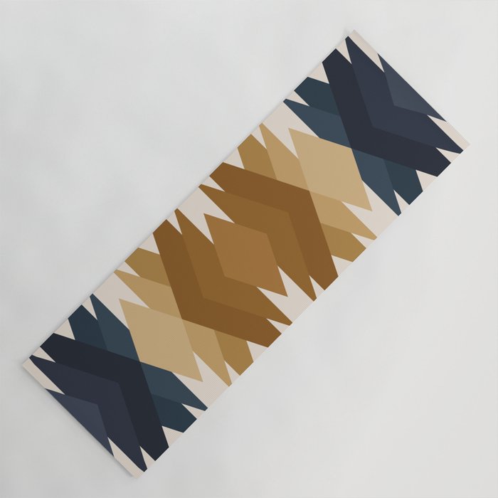 Bold Geometric Triangles V Yoga Mat Gallery Image 1