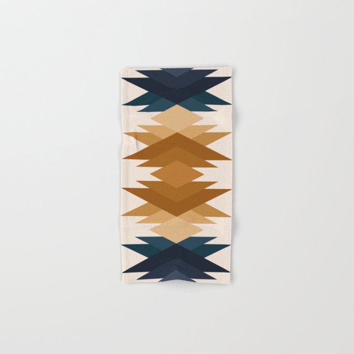 Bold Geometric Triangles V Bath Towel Gallery Image 1