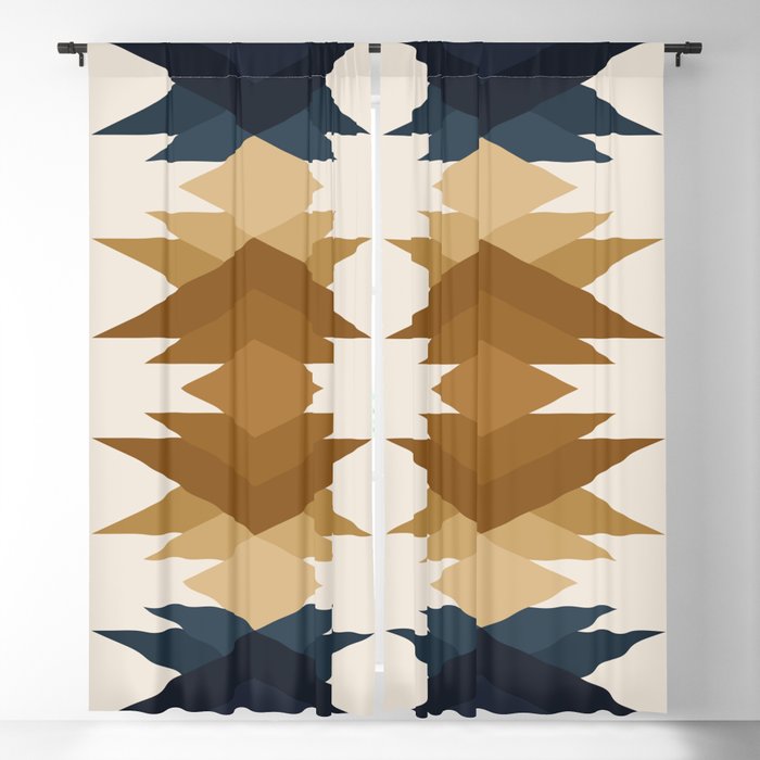 Bold Geometric Triangles V Window Curtain Gallery Image 5