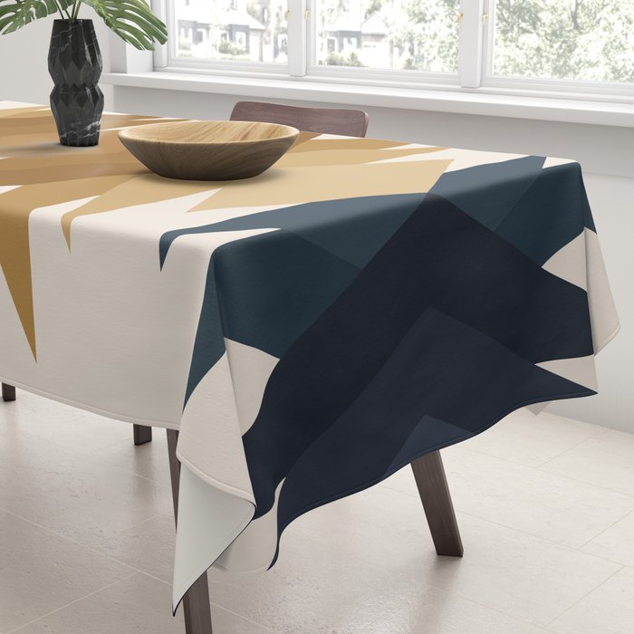 Bold Geometric Triangles V Tablecloth Gallery Image 3