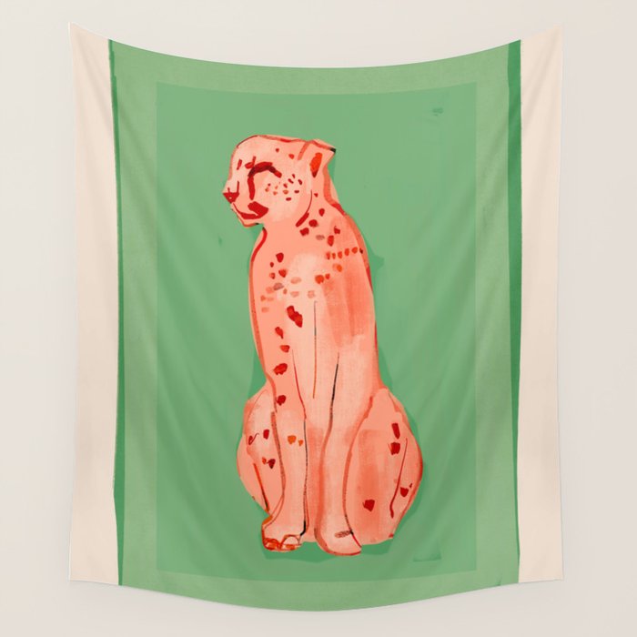 Cheetah 10 Wall Tapestry Gallery Image 1
