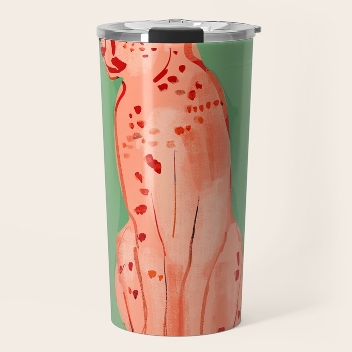 Cheetah 10 Travel Mug Gallery Image 1
