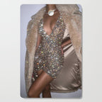 CELEBRATING MOOD | glitter | glamour | shiny | fashion | dress | gorgeous | style | chic | elegant  Cutting Board Gallery Image 1
