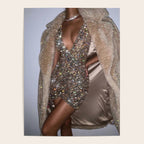 CELEBRATING MOOD | glitter | glamour | shiny | fashion | dress | gorgeous | style | chic | elegant  Poster Gallery Image 4