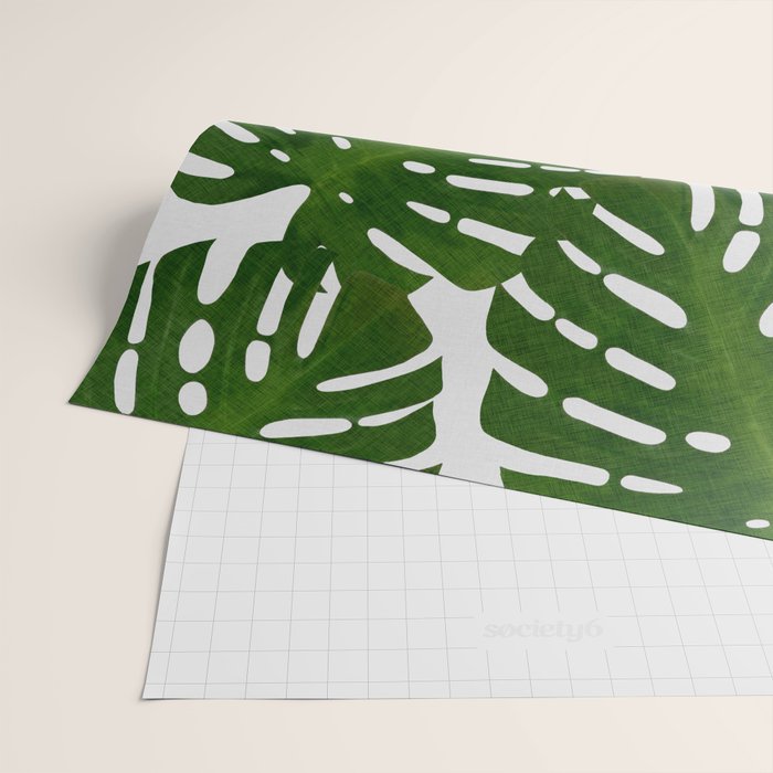 Monstera Leaf I Wrapping Paper Gallery Image 2