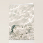 Clear water | beach fine art photography | sea wave and sand Stationery Card Gallery Image 2