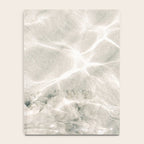 Clear water | beach fine art photography | sea wave and sand Notebook Gallery Image 4